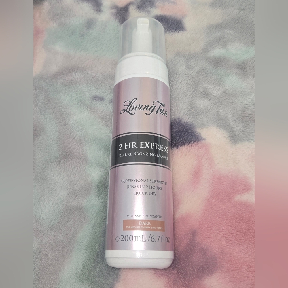NWT Loving Tan 2 Hour Express Deluxe Bronzing Mousse DARK 6.7 Fl Oz